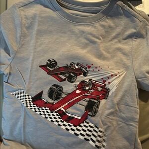 Gray graphic T-shirt